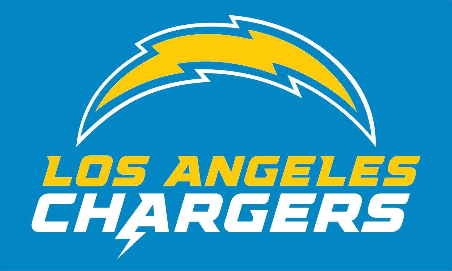 LA Chargers flag