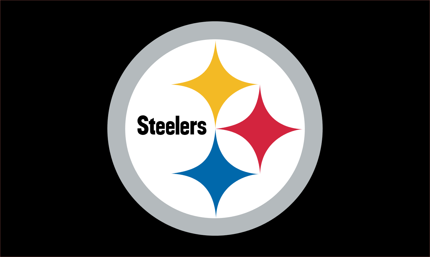 Pitts Steelers flag 5ft by 3ft