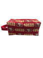 49ers red print men's toiletry bag