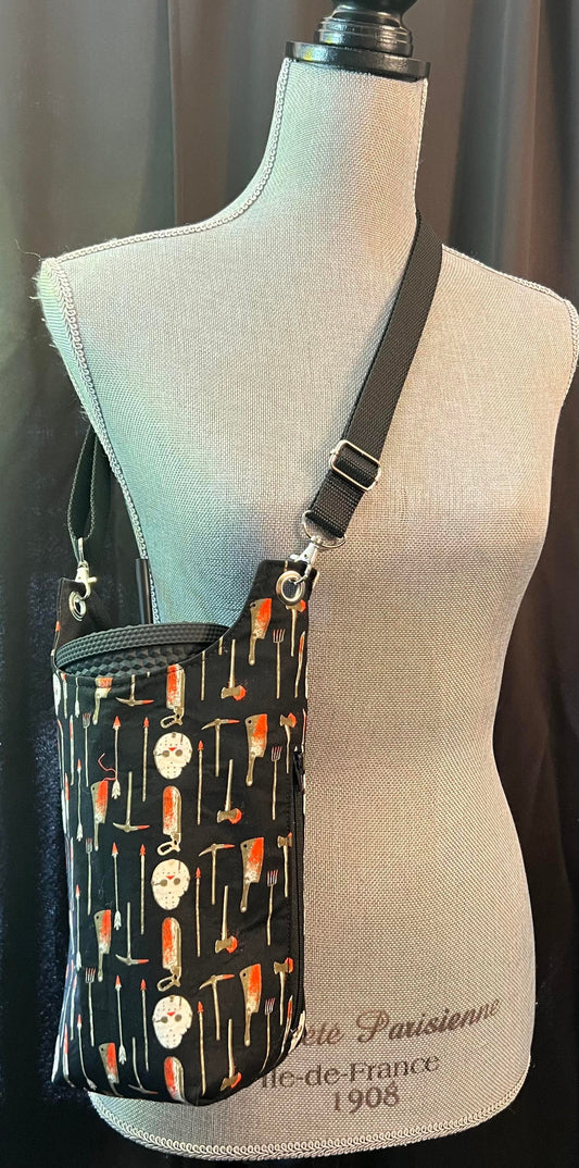 H20 sling Jason  print with side zipper