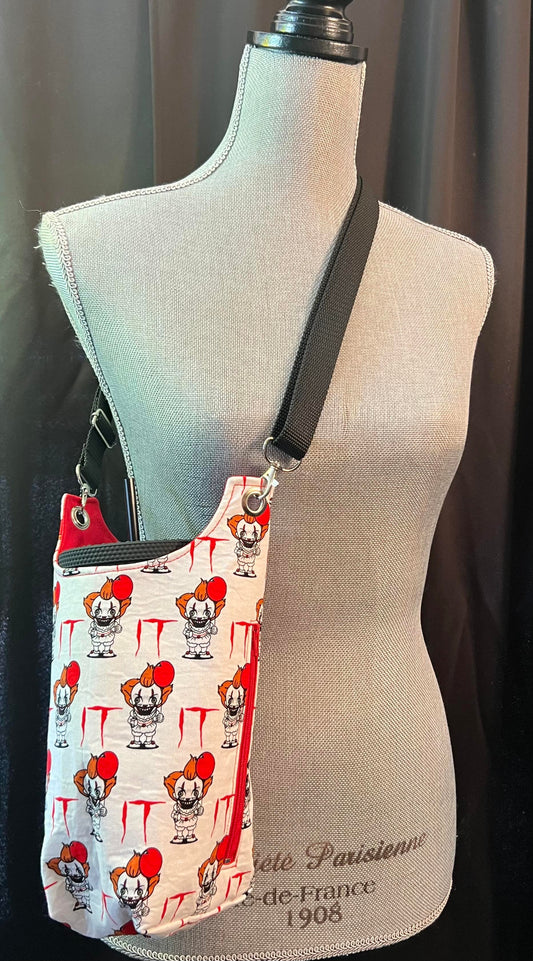 H20 sling Pennwise print with side zipper