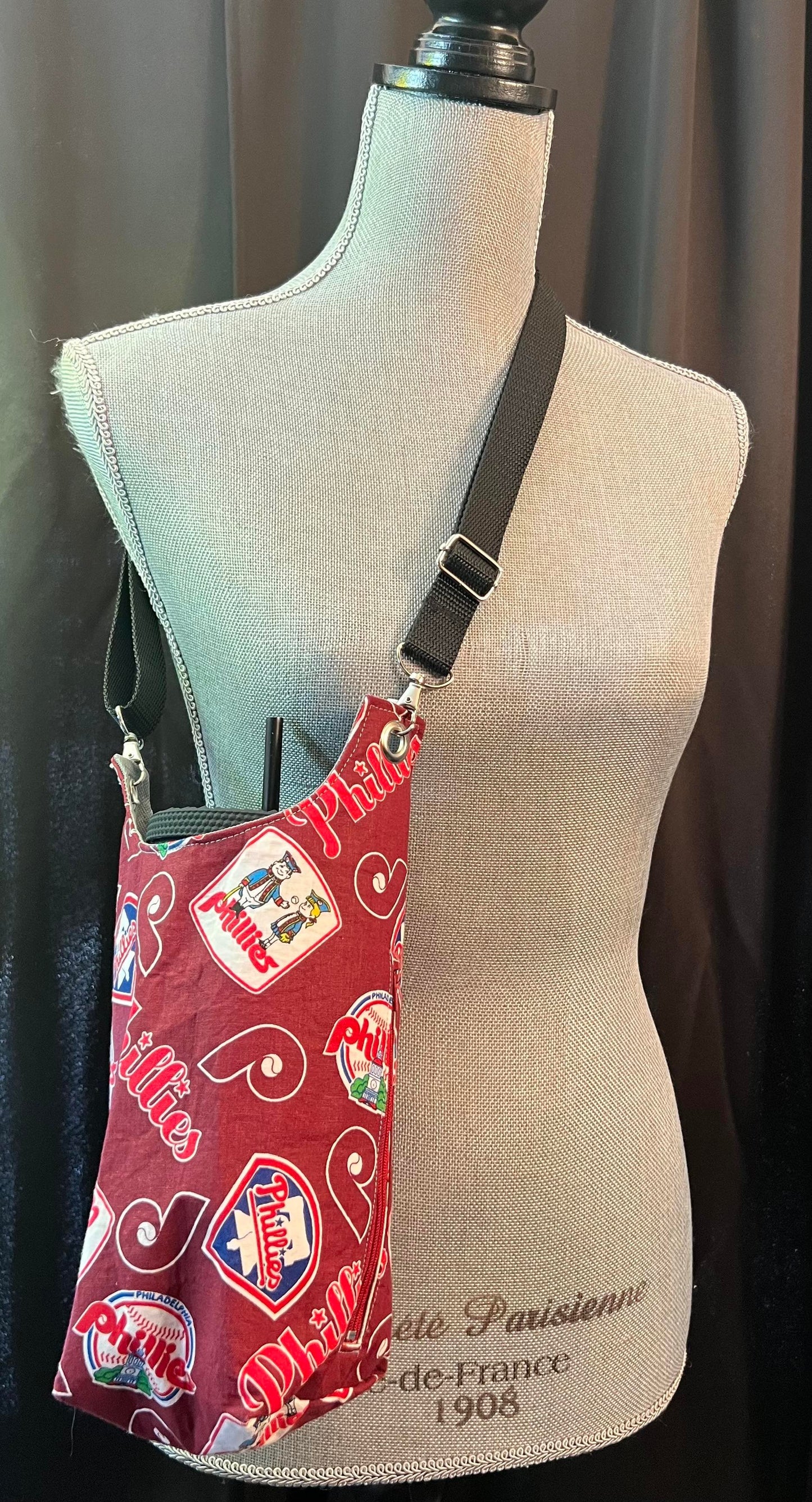 Philadelphia Phillies old print H20 crossbody sling
