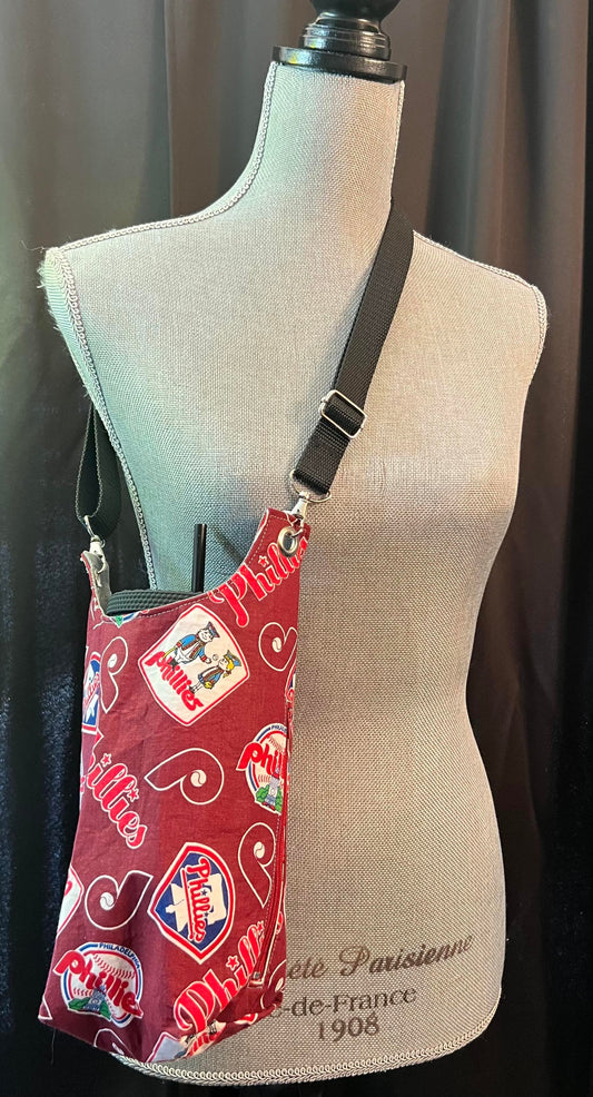 Philadelphia Phillies old print H20 crossbody sling