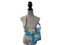 tropical flowers medium purse