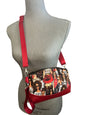Women print crossbody handbag