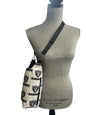 Raiders white crossbody sling