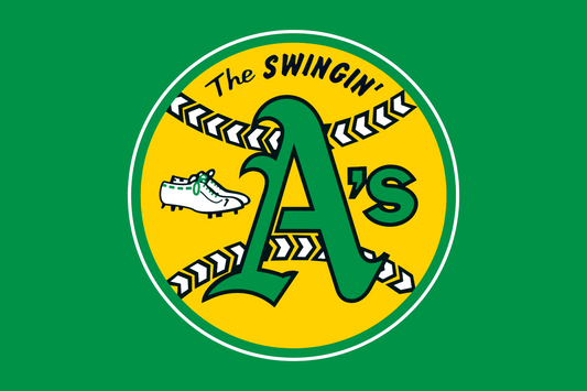 Swinging A's flag