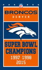 Denver Broncos banner style flag