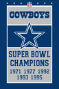 Dallas Cowboys banners style flag