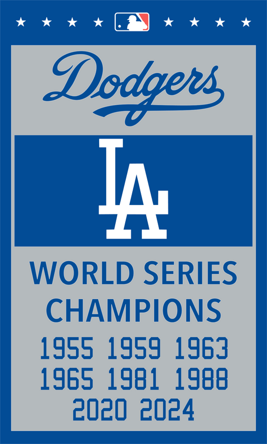 LA Dodgers Banner style flag