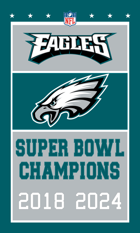 Philadelphia Eagles Banner style flag