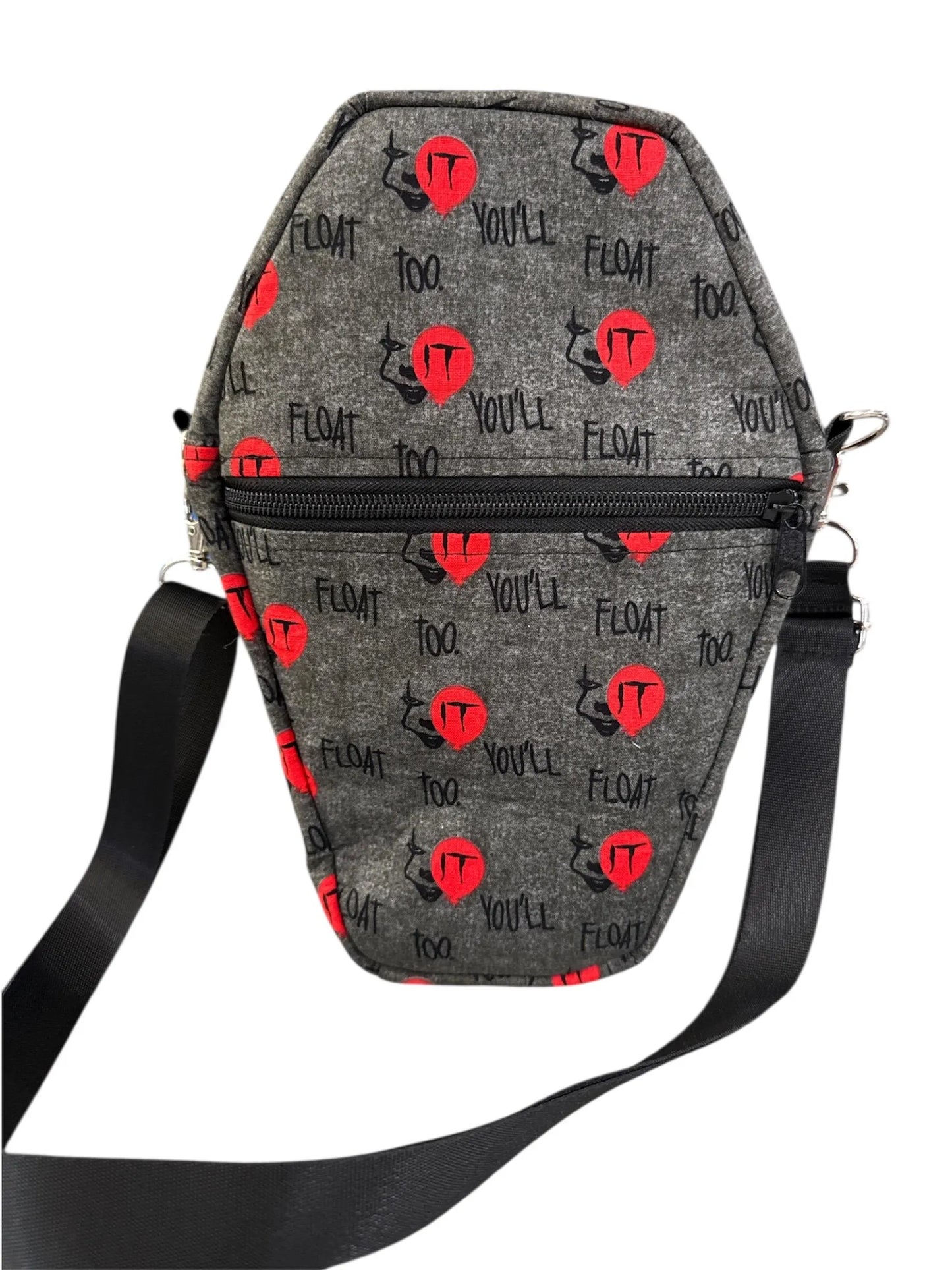 Coffin shaped “IT” crossbody or shoulder bag
