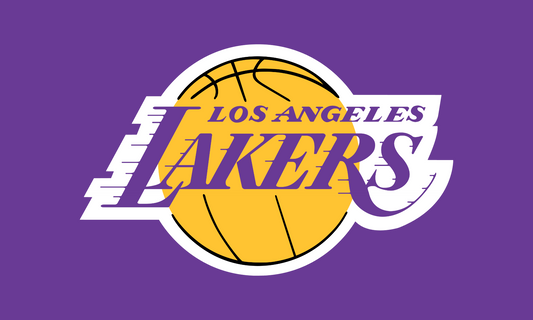 LA Lakers flag 5ft by 3ft