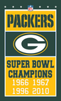 GB Packers banner style flag