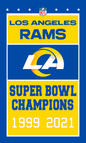 LA Rams banner style flag