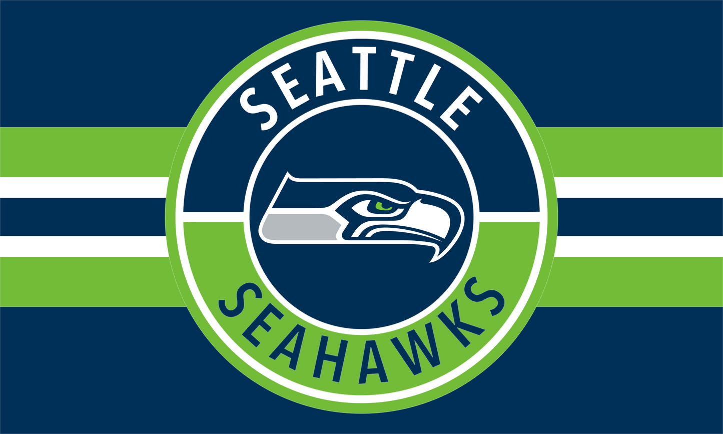 Seattle Seahawks flag