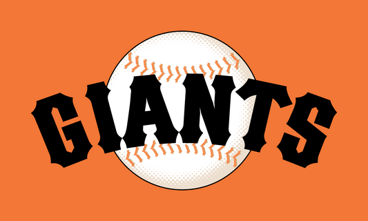 SF Giants orange flag 5ft by 3ft